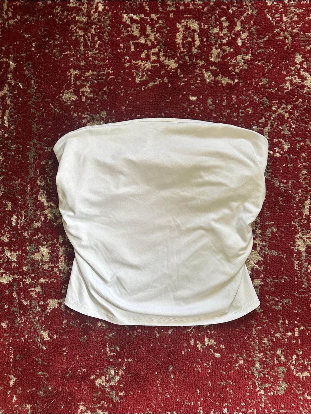 White Strapless Tube Top - Women's Basic Bandeau